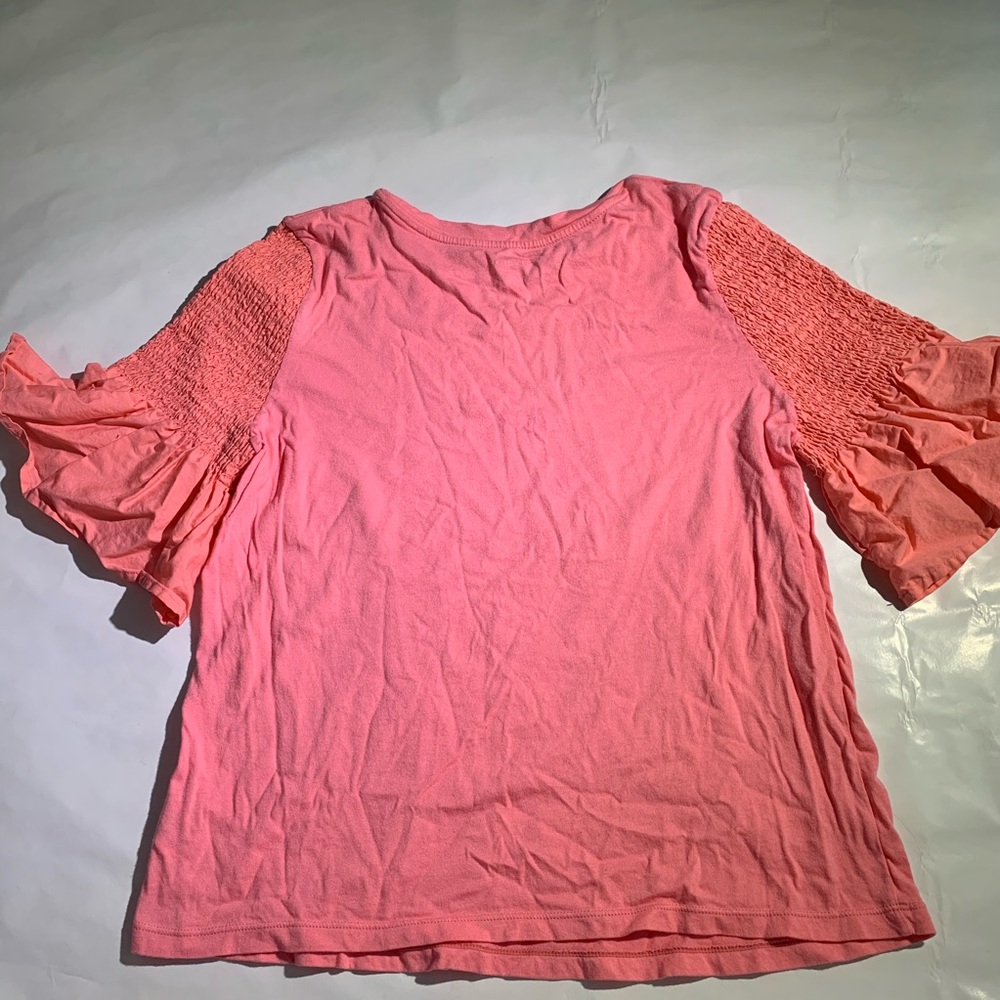 4/$25!! 14th &Union Ruched Ruffle Sleeve Top - Picture 4 of 5